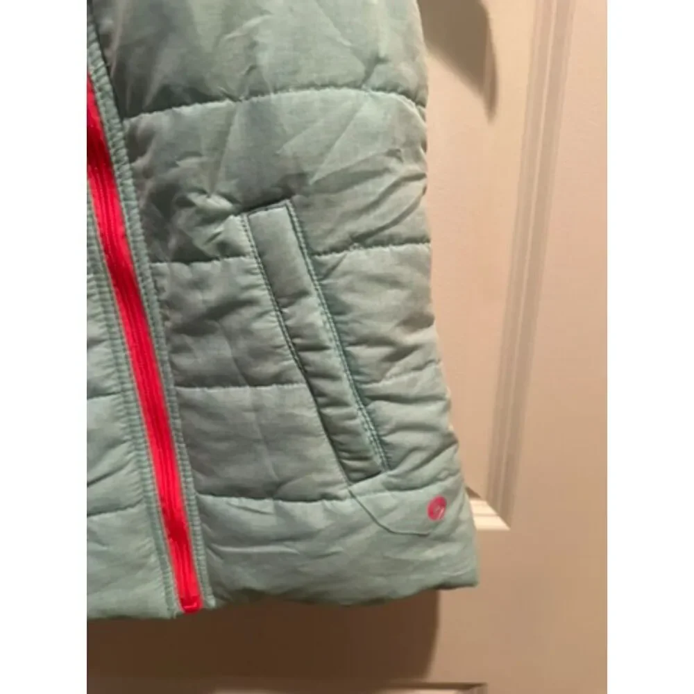 NWOT 90 Degrees by Reflex Hooded Puffer Zipper Down Vest Size M (10)